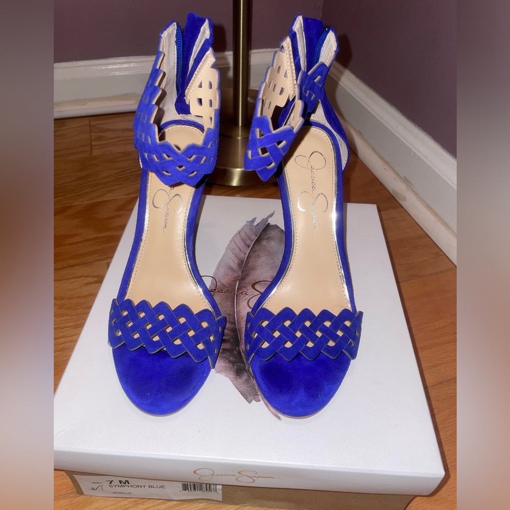 Jessica Simpson Jezelle Stilletto Heels - Symphony Blue, Women’s Size 7